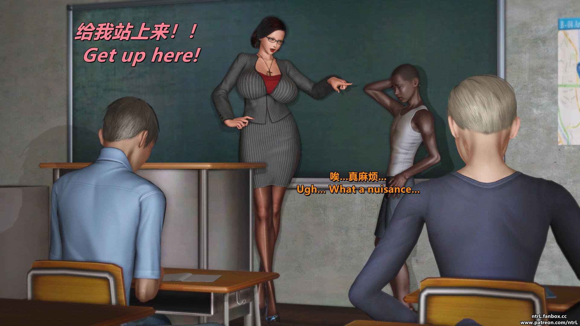 [3D彩漫] 强势女教师妈妈+危险的载客车 [百度盘]