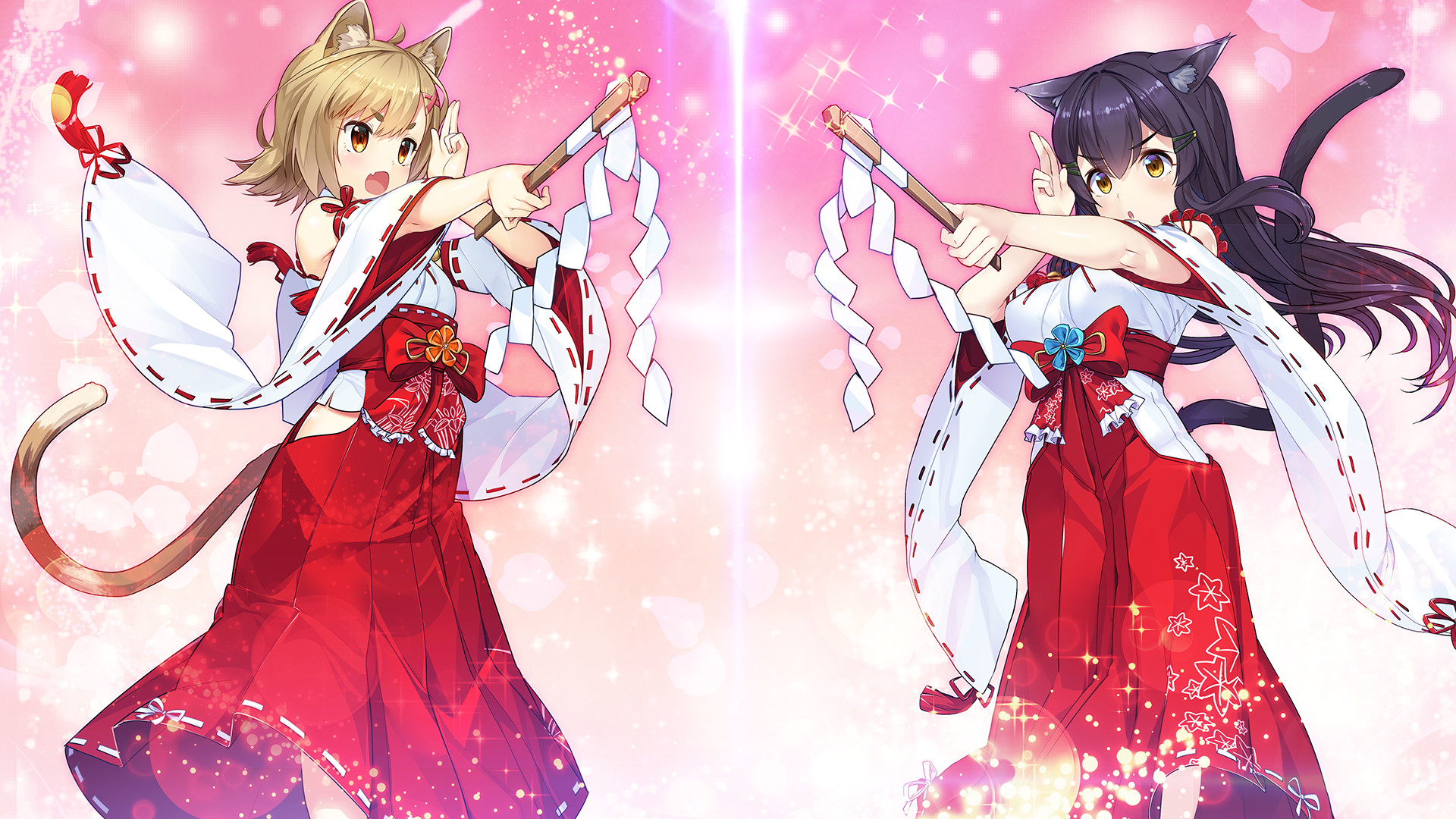 【SLG/官中/动态/PC】我抓到了一只猫女祭司！Live2D 触手游戏 猫巫女被抓到了!～[700M/百度网盘]