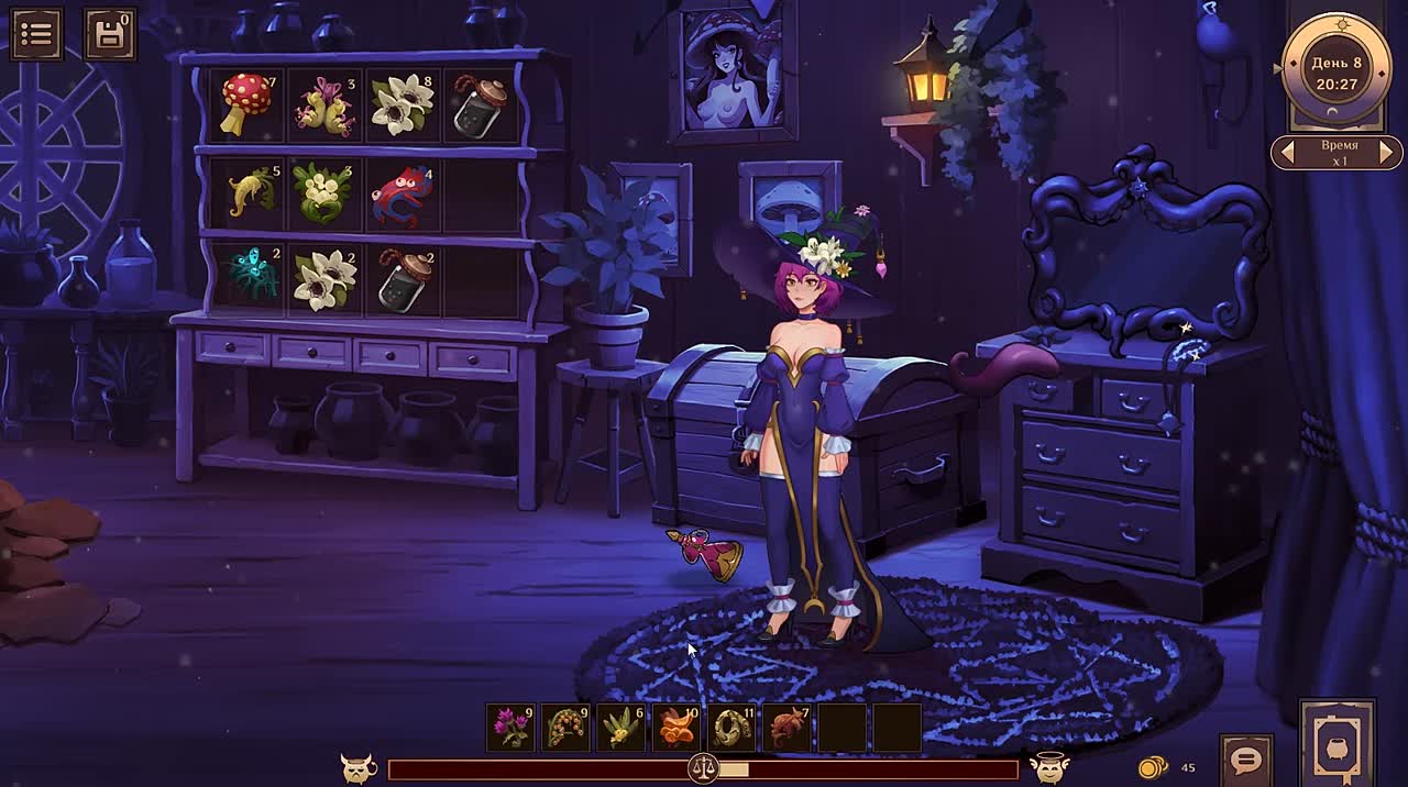 [SLG/2D/动态/触手]魔女秘药 欲望炼金术/Witch Potions Craft of Lust STEAM官中[V0.1.05][PC/1.6G]