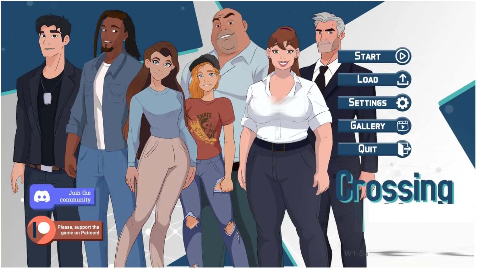 [SLG/2D动态]越过界限~Crossing the Lines AI汉化[PC+安卓/780M]