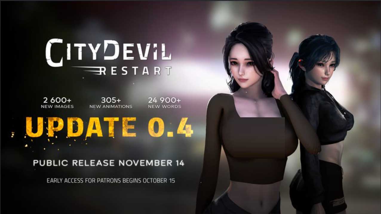 [SLG/PC+安卓]恶魔城市重启 City Devil: Restart v0.4 汉化版[10G]